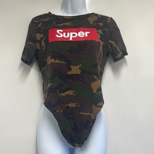 Fashion nova camo top